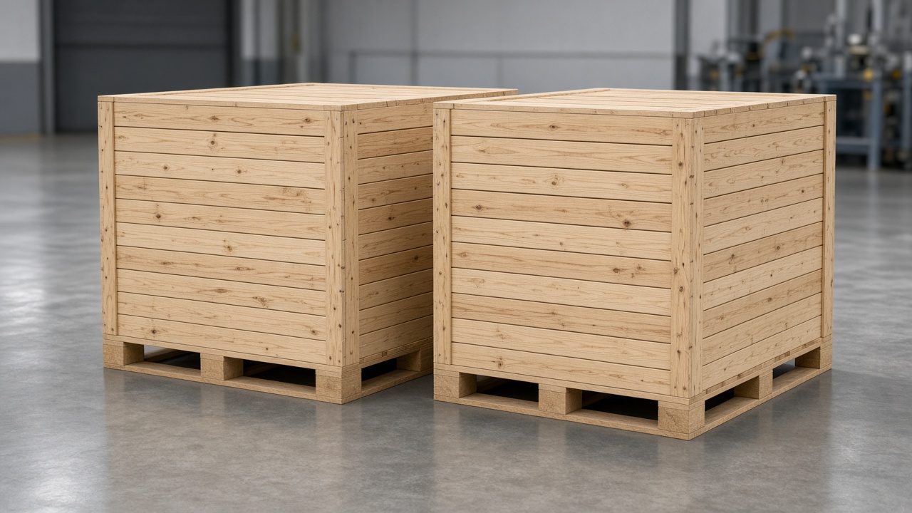 Automotive wooden crates